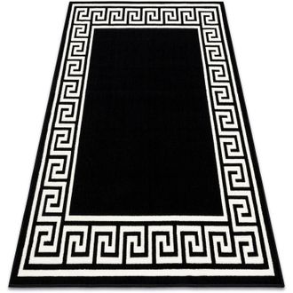 RugsX Tappeto BCF Morad GREK greco - nero black 140x200 cm