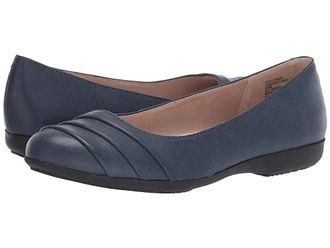 White Mountain Clara Womens Shoes Navy : 7.5 M, Faux Leather