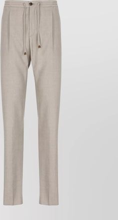 Incotex pleated front straight leg trousers