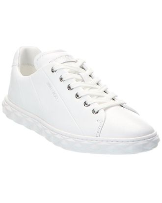 Jimmy Choo London Diamond Light/F Leather Sneaker
