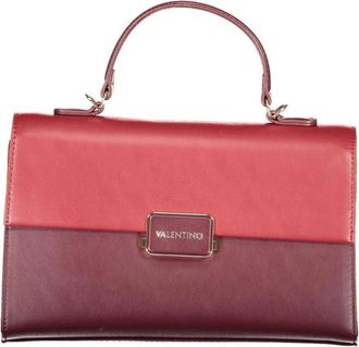 Valentino Two Tone Satchel Handbag - Dames - Handtassen - Rood - ONE Size - Tassen