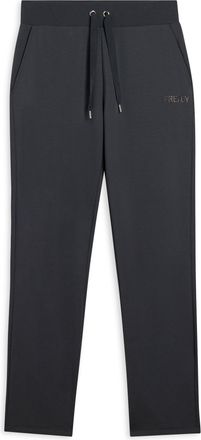 Freddy Pantaloni sportivi da donna con fondo dritto e logo strass