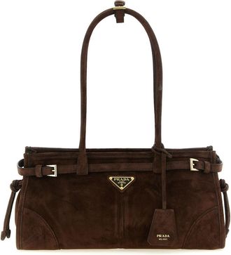 Prada Brown Bonnie Medium Shoulder Bag