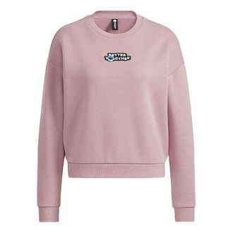 adidas (WMNS) adidas Neo SS 3-Stripes Sweatshirts Pink HD7284