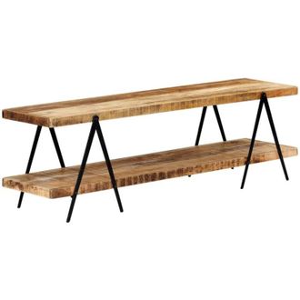 vidaXL Vidaxl - Mobile Porta tv 160x40x50 cm in Legno Massello di Mango