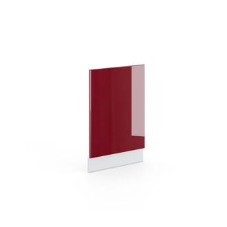 Vicco Panel Frontal Fame-line, Rojo Burdeos Alto Brillo, 45 Cm Sin Encimera, Vicco