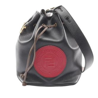 Fendi Pre-owned Bucket Bags, female, Black, Size: ONE SIZE Pre-owned Mon Tresor Leather Shoulder Bag