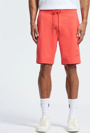 Psycho Bunny Mens Levanzo French Terry Sweatshort 802 HOT CORAL / XS