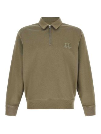 C.P. Company C. P. Company Grey Cotton Fleece Sweatshirt