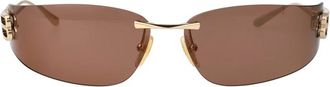 Balenciaga Gossip D-frame Sunglasses - Accessories - unisex - Amarillo - ONE SIZE