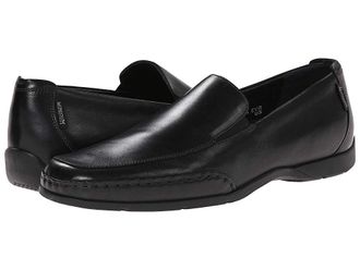 Mephisto Edlef Mens Slip on Shoes Black Smooth Leather : EU 44.5 (US Mens 10.5) D - Medium