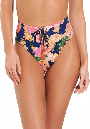 Maaji Applause High Rise Bikini Bottom In Blue