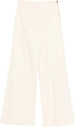 Ulla Johnson Pantaloni in cotone a gamba ampia - Giallo