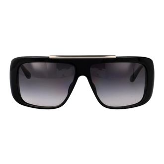 Alexander McQueen Alexander McQueen, Sunglasses, unisex, Black, Size: 60 MM Stylish Sunglasses for Fashionable Looks
