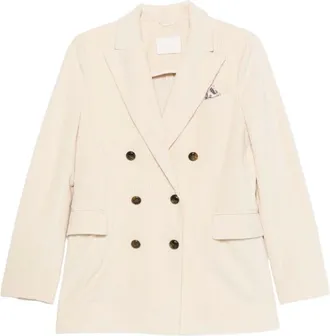 Circolo 1901 Dames, Jassen, Wit, Maat: XL Corduroy
