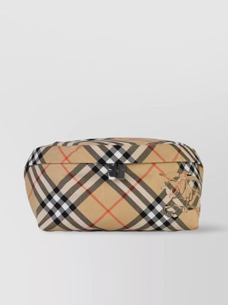Burberry check polyester fanny pack