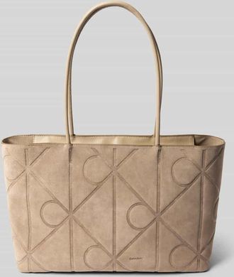 Calvin Klein Handtasche mit Tragehenkel in Beige, Gr&ouml;&szlig;e 1