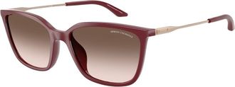 A|X Armani Exchange AX4171SU 83873B Womens Sunglasses Burgundy Size 55