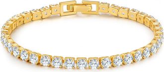 Glanzst&uuml;cke M&uuml;nchen Womens Women Sterling Silver Bracelet - Gold - Size 21 cm