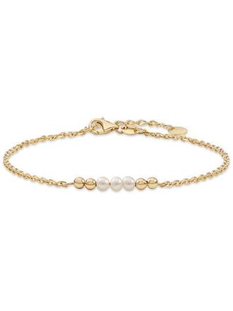 Devata Freshwater Pearl Chain Bracelet in 14K Gold, 18mm in Yellow Gold at Nordstrom, Size 7.5