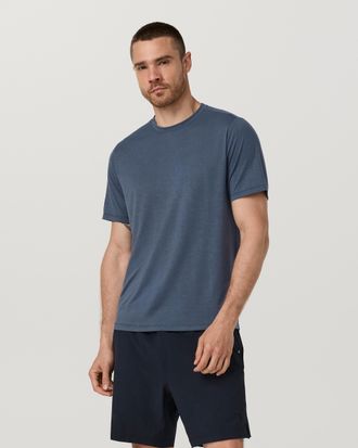 Vuori Clothing Current Tech T-Shirt | Boysenberry | Medium