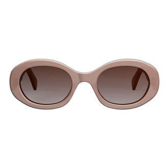 Celine Celine - Triomphe Ovale Zonnebril - Dames - Accessoires - Bruin - Maat: ONE Size Taf