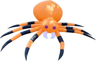 OEM Ara&ntilde;a Inflable Con Decoraci&oacute;n Din&aacute;mica Y Llamas Led Giratorias Que Crea Una Escena Cautivadora. Est&aacute; Fabricada Con Materiales Impermeables Y Cuenta Co