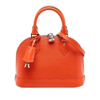Louis Vuitton Pre-owned Handbags, female, Orange, Size: ONE SIZE Pre-owned Alma BB