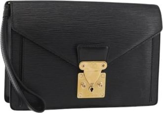 Louis Vuitton Pre-owned Clutches, female, Black, Size: ONE SIZE Pre-owned Vintage Epi Clutch