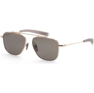 Dita Eyewear Mens 57 mm Gold Sunglasses