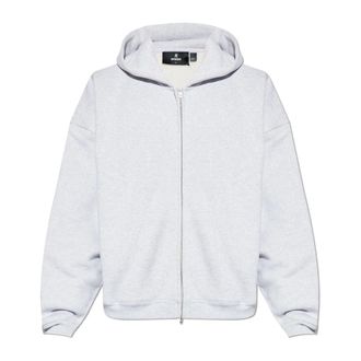 Represent Initial Boxy Zip Through Hoodie - - Sweatshirts & Hoodies - Uomo - Grigio - L