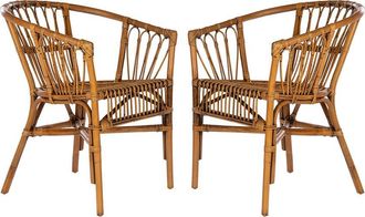 Safavieh Couture Adriana Rattan Accent Chair