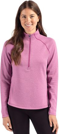 Cutter & Buck Peshastin Fleece Recycled Womens Half Zip Pullover