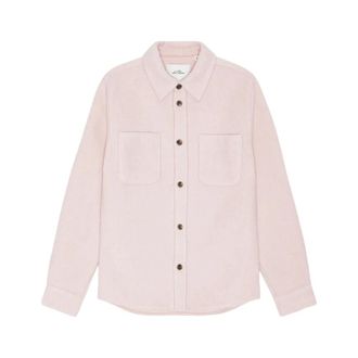 Les Deux Boucl&eacute; Overshirt - Heren - Overhemden - Roze - Maat: M Zijde