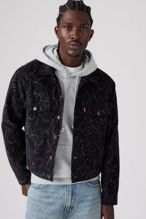 Levi's Corduroy Embarcadero Station Jacket - Hombre - XL - Azul / Aymar Paisley Nightfall Navy