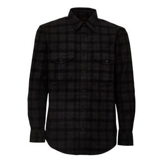 Filson Alaskan Guide Shirt - Heren - Casual Overhemden - Zwart - M - Katoen - Overhemden