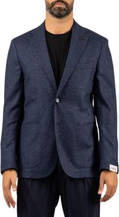 Paoloni Blazer - - Jackets - Uomo - Blu - XL