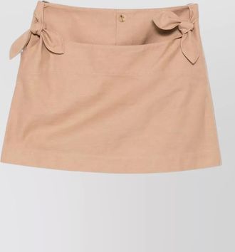 Moschino cotton a-line mini shorts
