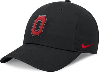 Nike Ohio State Club Nike Mens College Adjustable Hat in Black | NC0100AOH-KKE