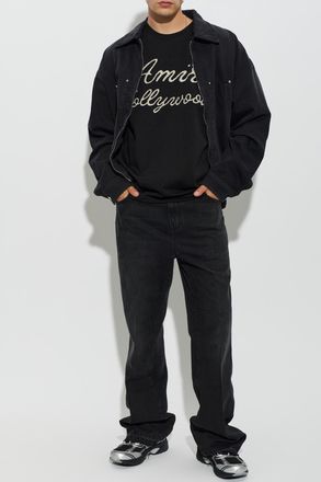 Amiri T-shirt With Logo, Mens, Black