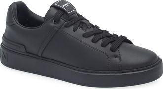 Balmain B-Court Trainer in 0Pa Black at Nordstrom, Size 12Us