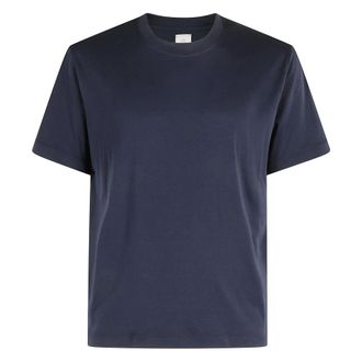 Eleventy T-Shirts, male, Blue, Size: 2XL T-Shirt Girocollo Bordini