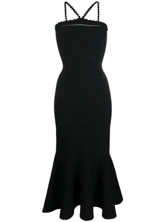 Victoria Beckham Abito con dettaglio cut-out - Nero