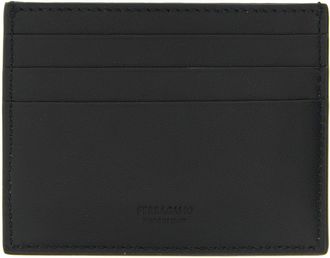 Ferragamo Mens Black Calfskin Cardholder Accessory