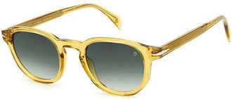 David Beckham DB 1007/S 40G/9K Mens Sunglasses Yellow Size 49