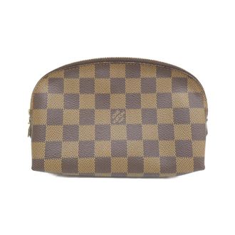 Louis Vuitton Brown Coated Canvas Pochette Pouch (Pre-Owned)