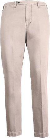 Michele Carbone Slim-fit Broek - Heren - Slim Fit Broeken - Beige - W32 - Katoen - Broeken