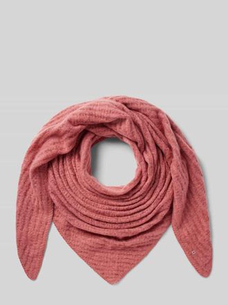s.Oliver Red Label Triangel-Schal mit Strickmuster in Rot, Gr&ouml;&szlig;e 1