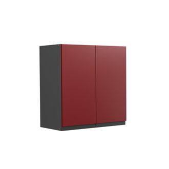 Vicco Armario Colgante R-line, Rojo, 60 Cm Forma De J, Vicco