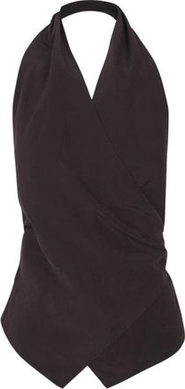 Cortana Tops, Dames, Bruin, S, Leer, Top Sof&iacute;a
